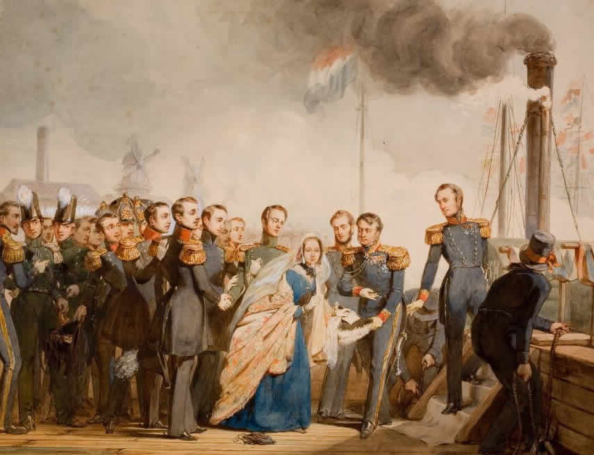 Afcheid Rotterdam 15-10-1842